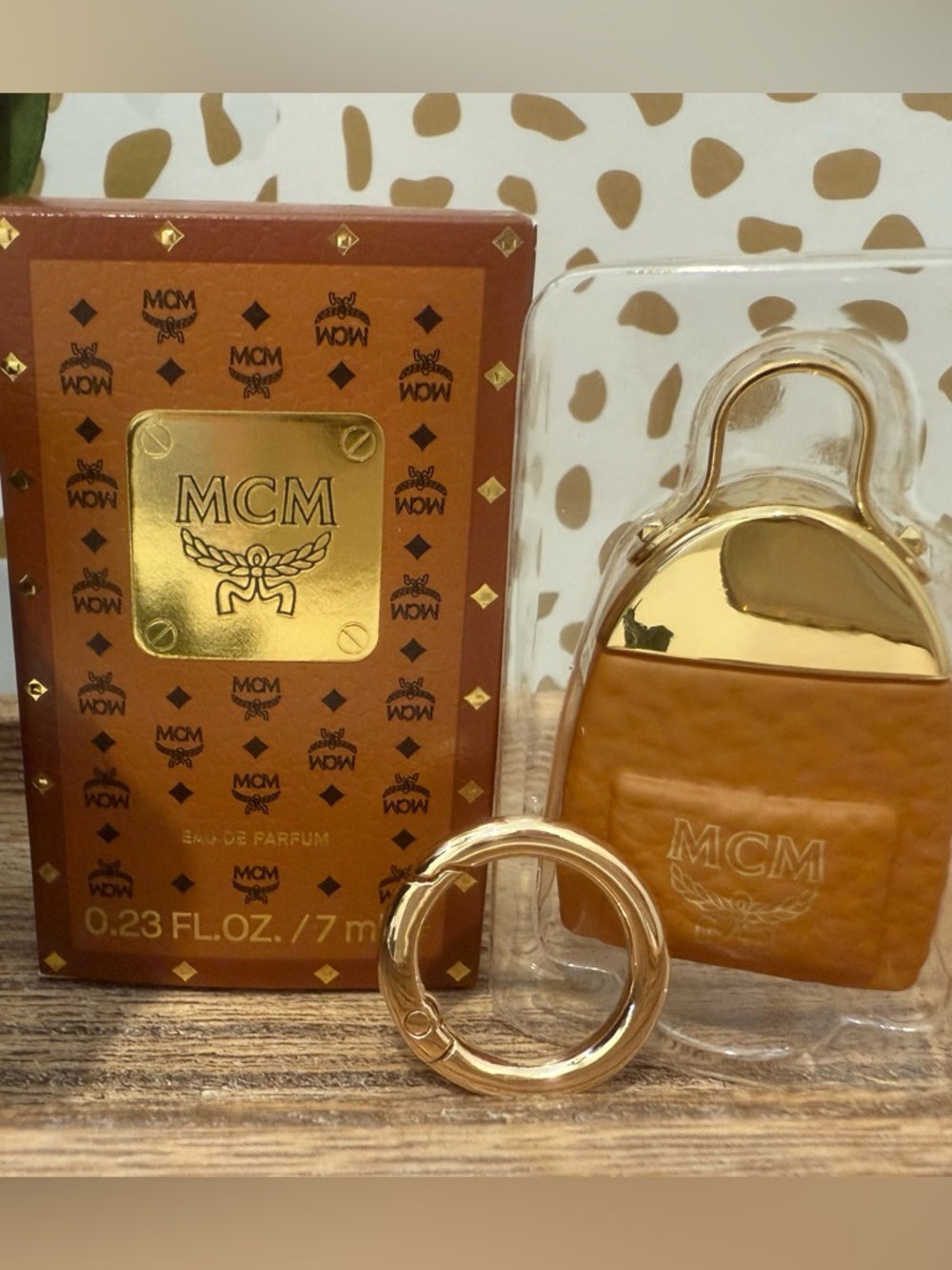 MCM Collectible Luxury Keyring Keychain Bag Charm